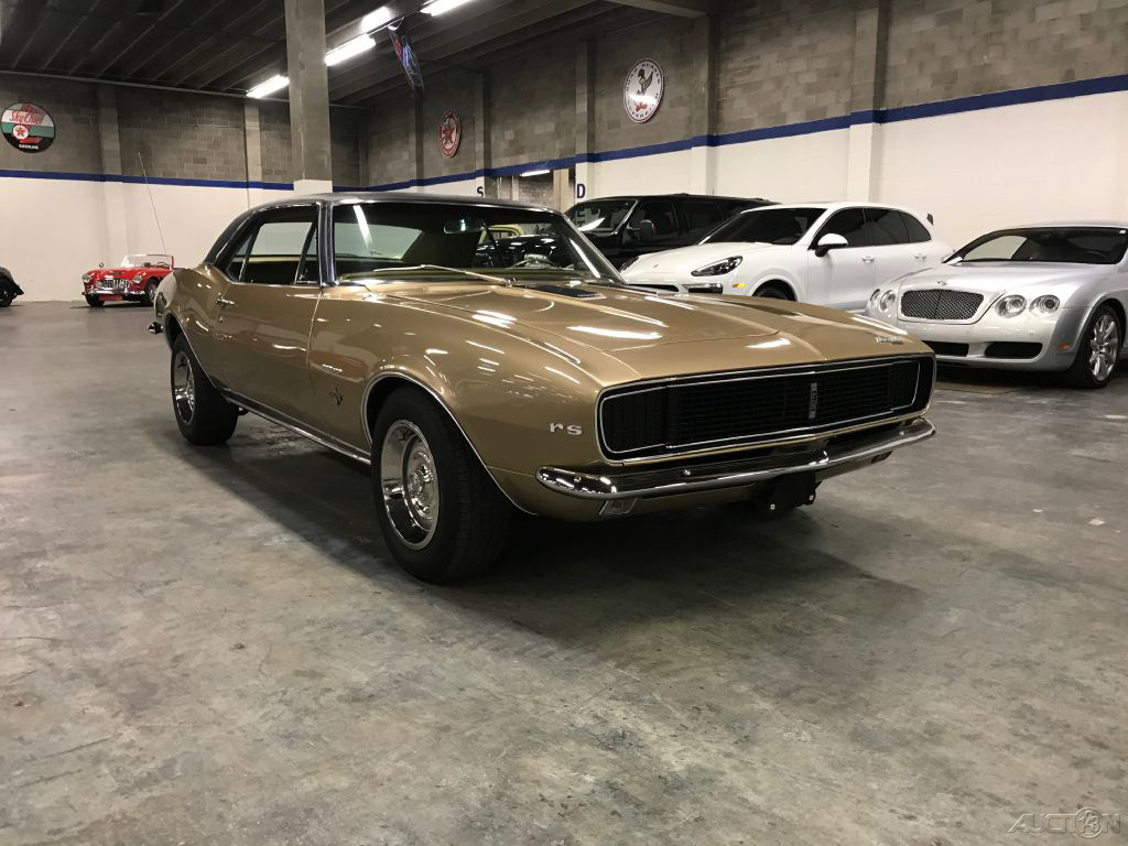 A brown 1967 Chevy Camaro in The Vault